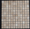 1 x 1 Polished Cappuccino Marble Mosaic Tile - MosaicBros.com