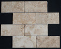 3 x 6 Polished Cappuccino Marble Mosaic Tile - MosaicBros.com