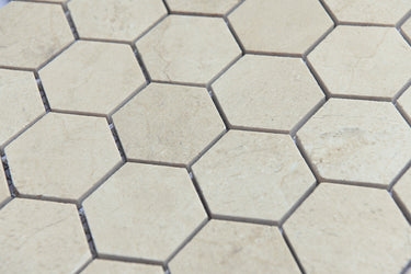 Crema Marfil 3 x 6 Honed Marble Mosaic Tile - MosaicBros.com