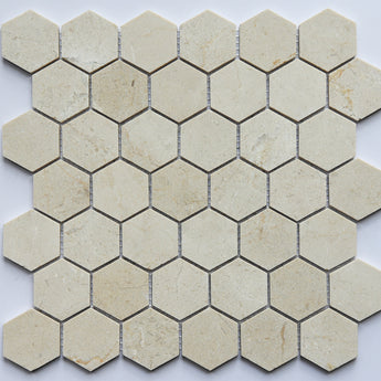 Crema Marfil 3 x 6 Honed Marble Mosaic Tile - MosaicBros.com