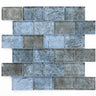 Crystal Aqua Diana Blue 2X3 Glass Mosaic Tile - MosaicBros.com