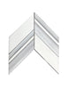 Dolomite Equador 9.06" x 13" x 3/8" Chevron Waterjet Honed Mosaic Tile - MosaicBros.com