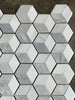 Dolomite Glacial Cristal White and Gray Honed Marble Mosaic Tile - MosaicBros.com