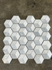 Dolomite Glacial Cristal White and Gray Honed Marble Mosaic Tile - MosaicBros.com