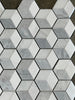 Dolomite Glacial Cristal White and Gray Honed Marble Mosaic Tile - MosaicBros.com