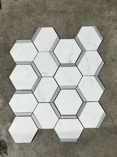 Catacomb Dolomite Misty Grey Honed Marble Mosaic Tile - MosaicBros.com