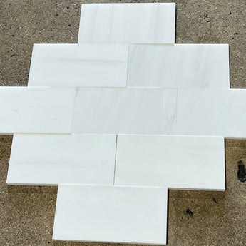 Dolomite 3x6 Honed Marble Mosaic Tile - MosaicBros.com