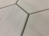 Dolomite Hexagon 3x3 Polished Marble Mosaic Tile - MosaicBros.com