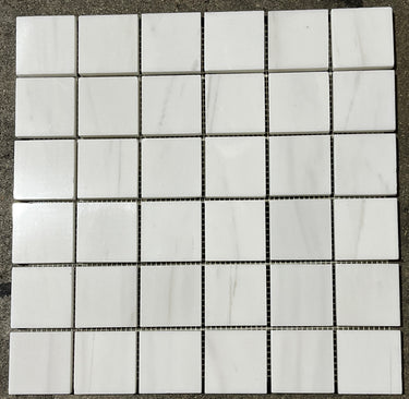 Dolomite 2x2 Polished Marble Mosaic Tile - MosaicBros.com