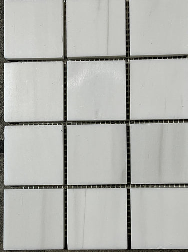 Dolomite 2x2 Polished Marble Mosaic Tile - MosaicBros.com