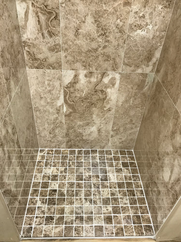 2 x 2 Polished Emperador Dark Marble Mosaic Tile - MosaicBros.com