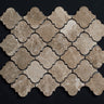 Emperador Polished Lantern Marble Mosaic Tile - MosaicBros.com