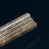 1.5 X 12 Polished Emperador Dark Marble Ogee Edge - MosaicBros.com