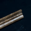 1.5 X 12 Polished Emperador Dark Marble Ogee Edge - MosaicBros.com
