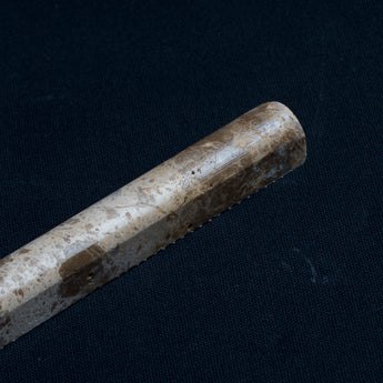 3/4 x 12 Polished Emperador Dark Marble Pencil Liner - MosaicBros.com