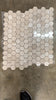 Floridian Cream 2x2 Hexagon Polished Marble Mosaic Tile - MosaicBros.com
