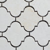 Floridian Cream Lantern Shape Polished Marble Mosaic Tile - MosaicBros.com