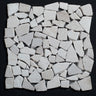 Floridian Cream Pebble Tumbled Marble Mosaic Tile - MosaicBros.com