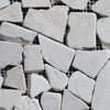 Floridian Cream Pebble Tumbled Marble Mosaic Tile - MosaicBros.com