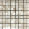 Floridian Cream 1x1 Polished Marble Mosaic Tile - MosaicBros.com