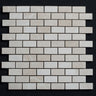 Floridian Cream 1x2 Polished Marble Mosaic Tile - MosaicBros.com