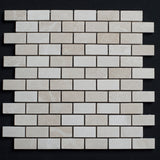 Floridian Cream 1x2 Polished Marble Mosaic Tile - MosaicBros.com