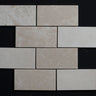Floridian Cream 3x6 Polished Marble Mosaic Tile - MosaicBros.com