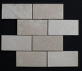 Floridian Cream 3x6 Polished Marble Mosaic Tile - MosaicBros.com