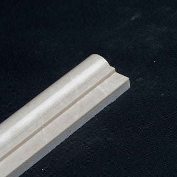 Floridian Cream 1.5x12 Ogee Polished Marble Mosaic Tile - MosaicBros.com