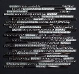 Twilight Glossy and Frosted Glass Combination Glass Mosaic Tile - MosaicBros.com