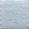 Arctic Glossy and Iced Glass Combination Glass Mosaic Tile - MosaicBros.com