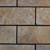 Gold Travertine 2x4 Honed and Filled Marble Mosaic Tile - MosaicBros.com