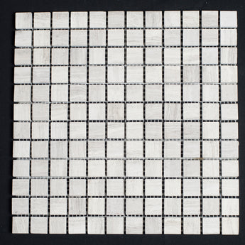 Haisa 1x1 Honed Marble Mosaic Tile - MosaicBros.com