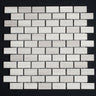 Haisa 1x2 Honed Marble Mosaic Tile - MosaicBros.com