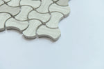 Haisa Axe Shape Honed Marble Mosaic Tile - MosaicBros.com