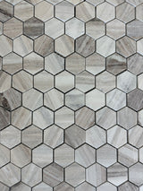 2x2 hexagon Honed Palisandro Mabrle Tile - MosaicBros.com
