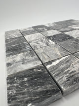 2X2 Bardiglio Marble Polished Mosaic Tile - MosaicBros.com
