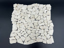 Botticino Marble Flat Pebble Random Broken Mosaic Tile