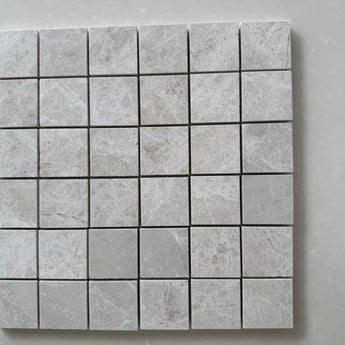 Vanilla Polished 2x2 Marble Mosaic Tile - MosaicBros.com