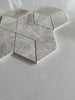 Royal Beige Polished Rhomboid Hexagon Marble Mosaic Tile