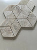 Royal Beige Polished Rhomboid Hexagon Marble Mosaic Tile