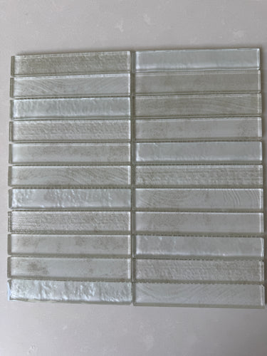 Lux Dune 12x12 Stacked Glass Mosaic Tile