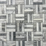 Atlantic Gray Triple Weave Marble Mosaic Tile Polished - MosaicBros.com