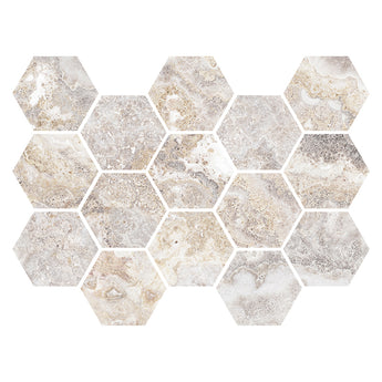 IMPERIAL RIDGE WHITE HEX - MosaicBros.com