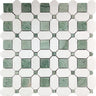 DERRY Mint Green, Thassos Mosaic Tile - MosaicBros.com