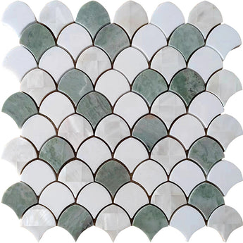 CLIFDEN Shell Mosaic Tile - MosaicBros.com