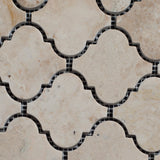 Cappuccino Marble Lantern Polished  Mosaic Tile - MosaicBros.com