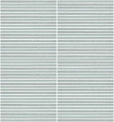 Roca Lux Smoke 12x12 flutted glass mosaic wall tile with textured smoky gray finish, ideal for modern interior walls