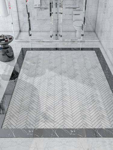Carrara White Marble Tile with  Italian Carrara White Marble Tile For kitchen backsplash or shower wall tile