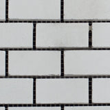 Limra Limestone 1x2 Polished Mosaic - MosaicBros.com
